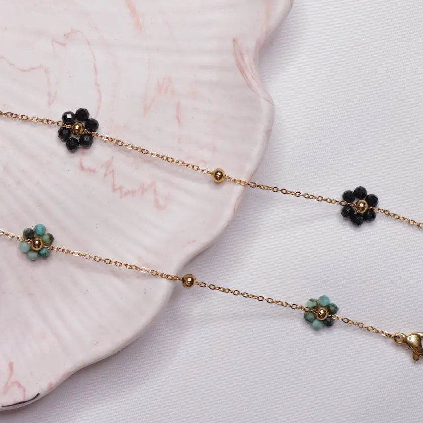 Bracelet Fleur en perles boho