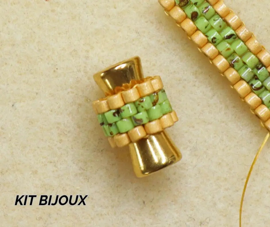 Kit DIY Collier Boho Tube Miyuki – Créez votre bijou bohème