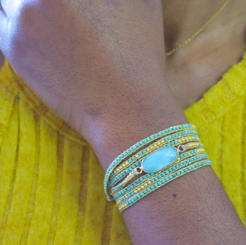 Kit bijou N°2 Bracelet tissé multitours - POPIBIJOUX Créations