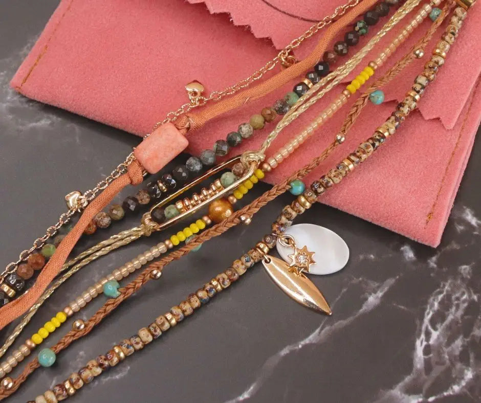 bracelet boho multirangs