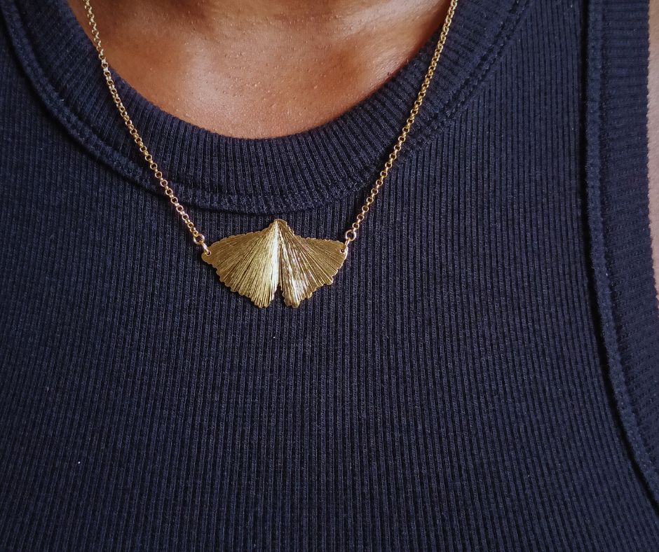 Collier Ginkgo