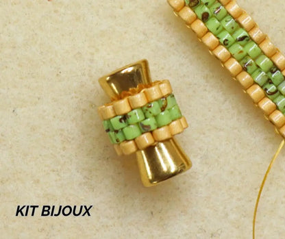 Kit DIY Collier Boho Tube Miyuki – Créez votre bijou bohème