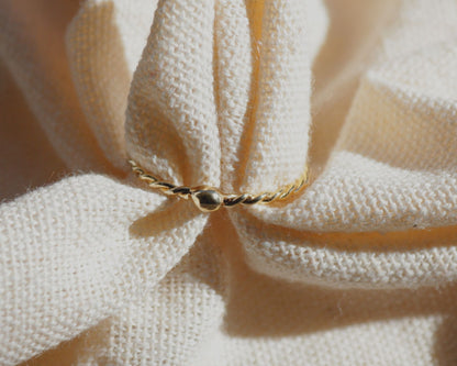 Bague PEPITA torsadée - POPIBIJOUX Créations
